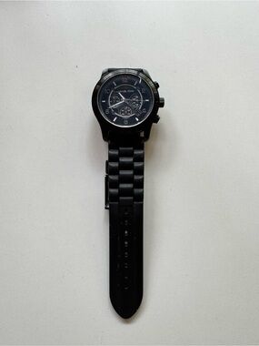 Michael Kors Black Matte Chronograph Watch